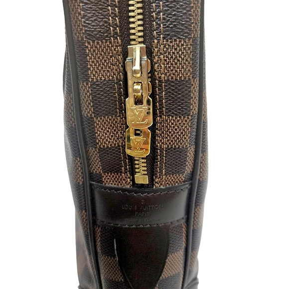 Louis Vuitton Damier Ebene Porte-Documents Voyage Leather Briefcase Hand… - Picture 7 of 16